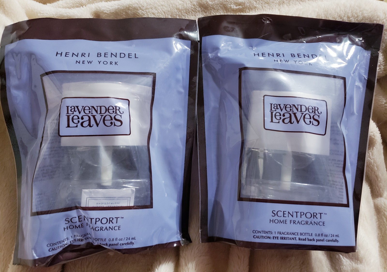 X2 Lavender Leaves Scentport Diffuser Refill Henri Bendel Home Fragrance RARE