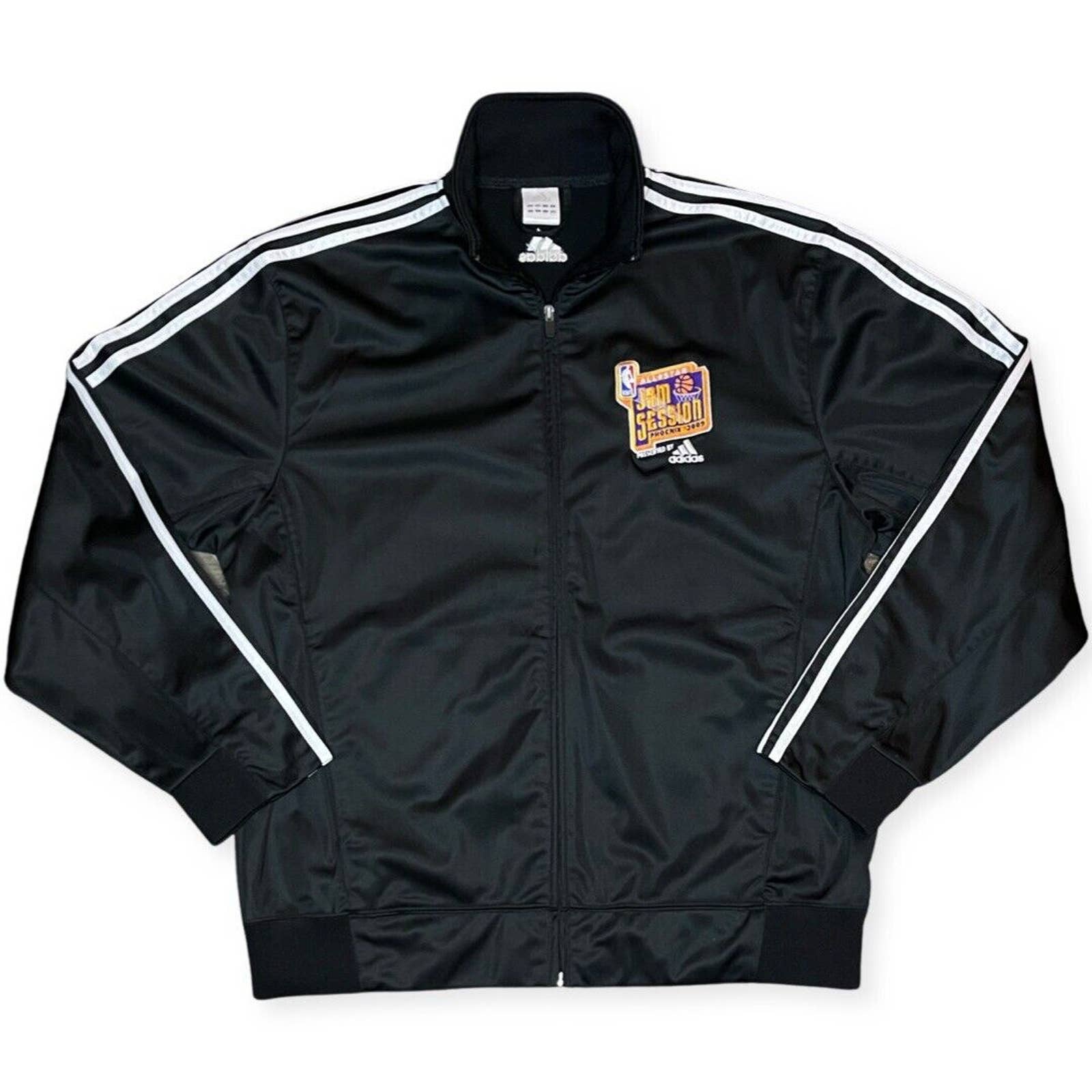 2009 Nba All Star Jacket Adidas Size Large Phoenix Jam Session Nash Shaq Amare