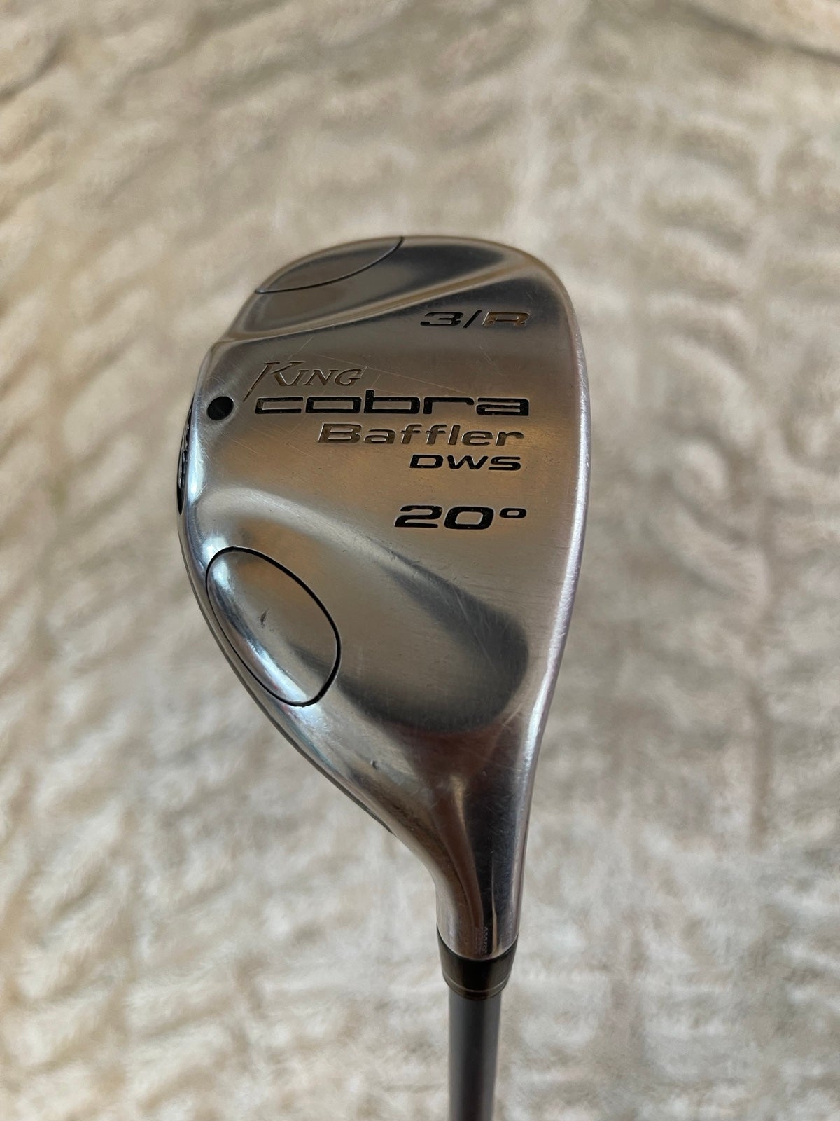 KING COBRA BAFFLER DWS 3/R 20 DEGREE HYBRID STIFF FLEX GRAPHITE ALDILA SHAFT RH