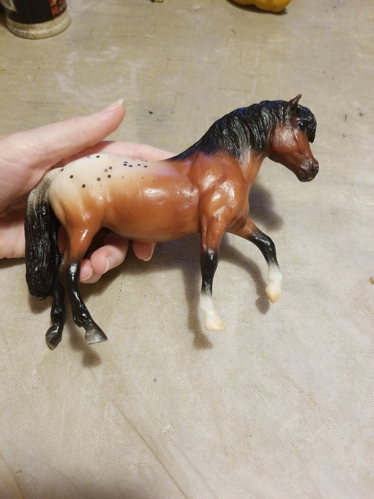 Breyer Classic Appaloosa Pony Care Set Merrylegs Mold Bay # 61048