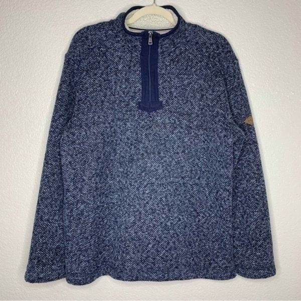 Orvis Men’s Size Medium Fleece Sherpa Lined Pullover Sweater