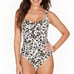 NWT Nip Tuck Wild At Heart Cheetah Leopard Multi Fit Cup One Piece Swimsuit 10