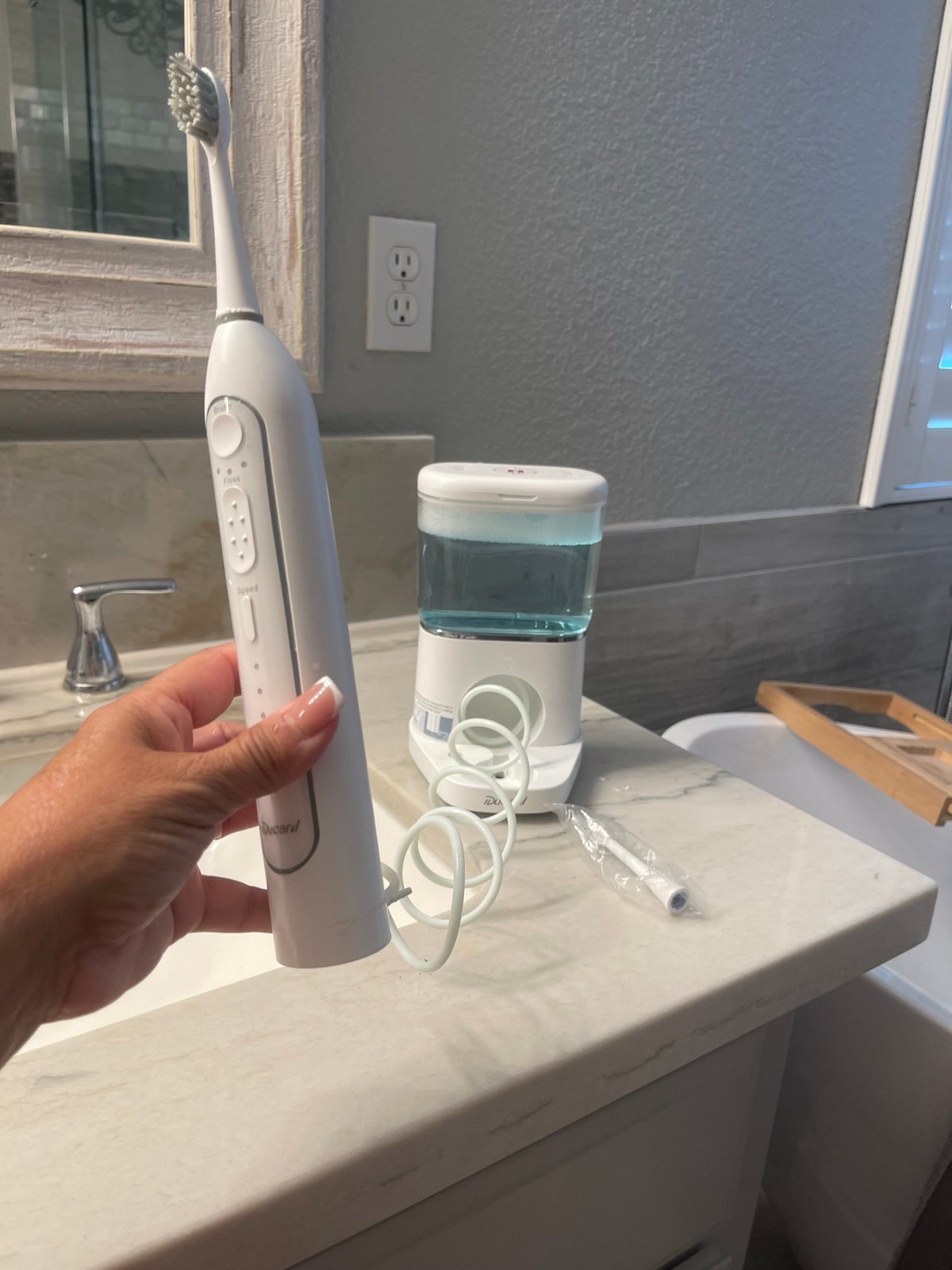Water pic toothbrush