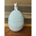 Arlington Design Light Blue Easter Egg Bunny Rabbit Cookie Jar 13” Tall