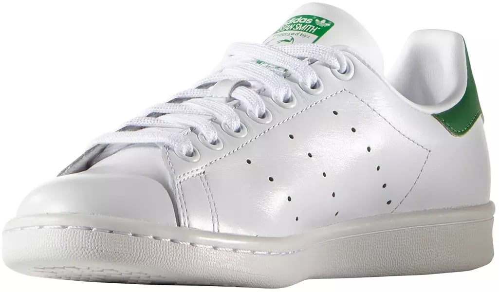 Adidas White & Green Originals Stan Smith Sneakers