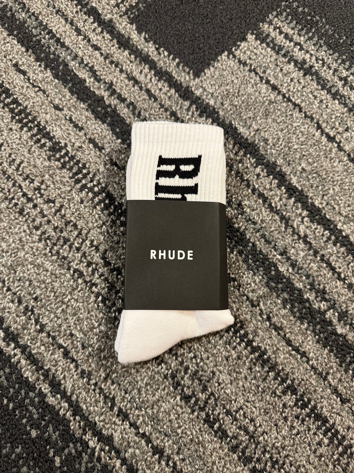 Rhude Spellout Logo Socks Mens (OS)