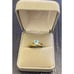 10k Solid Gold Genuine Blue Topaz & Diamond Ring