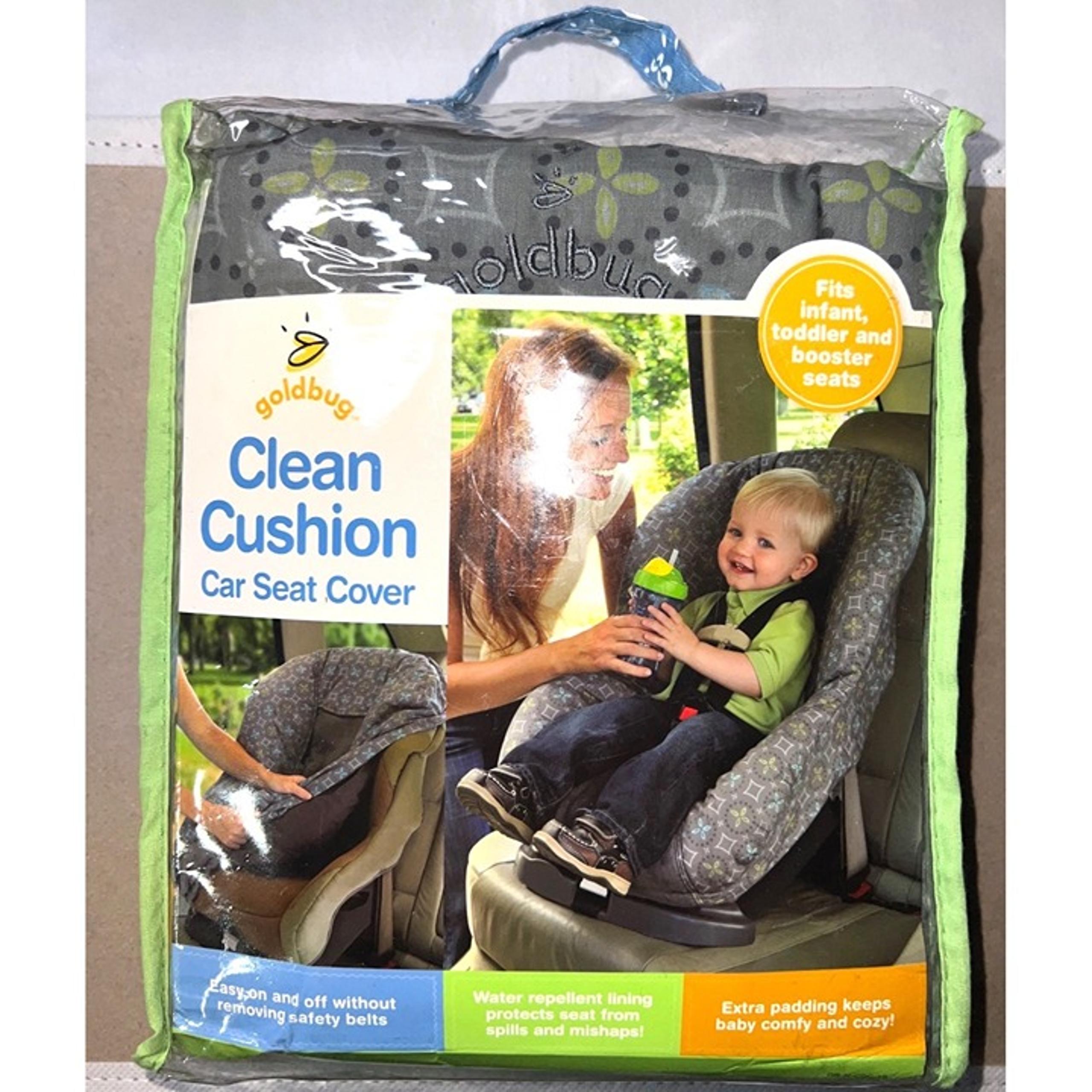 Goldbug Clean Cushion Car Seat Cover For Infant Toddler & Booster Seats