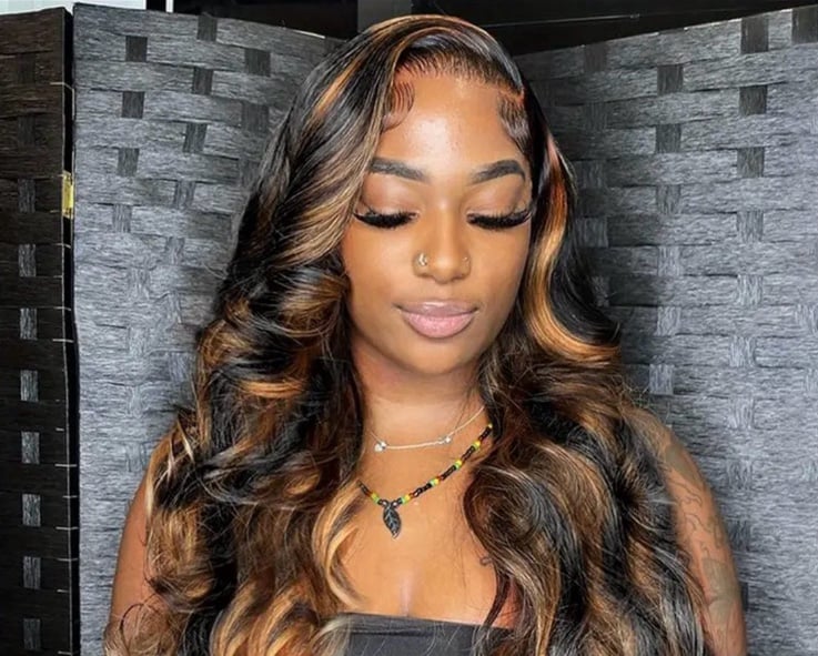 26 Inch human hair wig