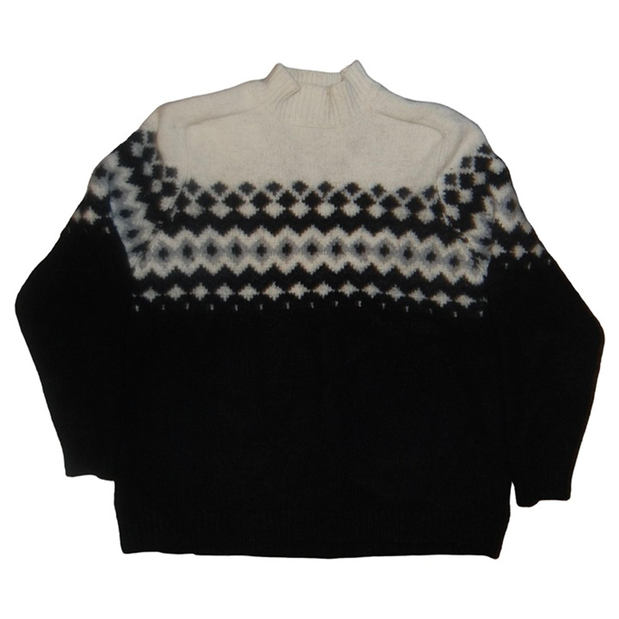 Vintage Eddie Bauer Turtleneck Fair Isle 100% Lambswool Sweater XXXL Hong Kong