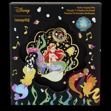 DISNEY The Little Mermaid 35th Anniversary 3 Collector Box slider pin LE2300