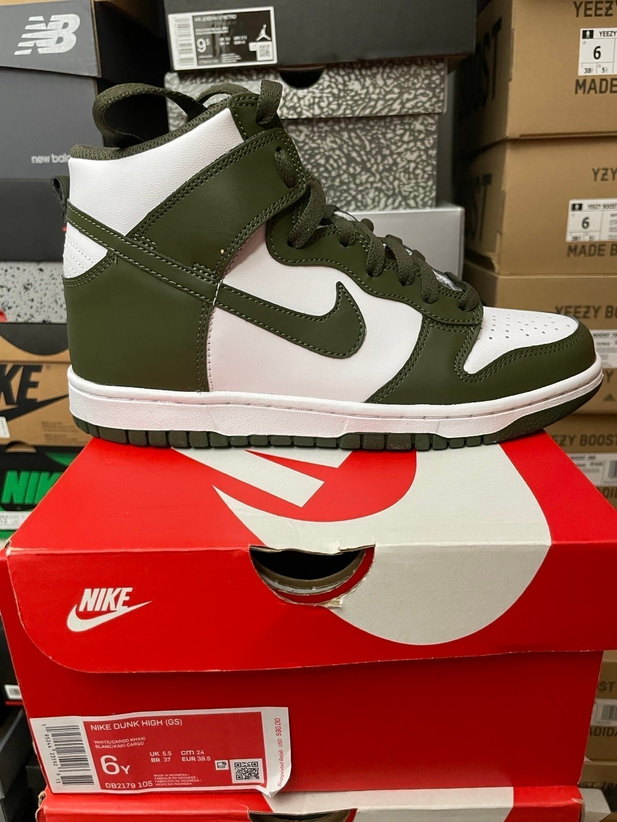 Nike Dunk high Cargo Khaki Size 6Y