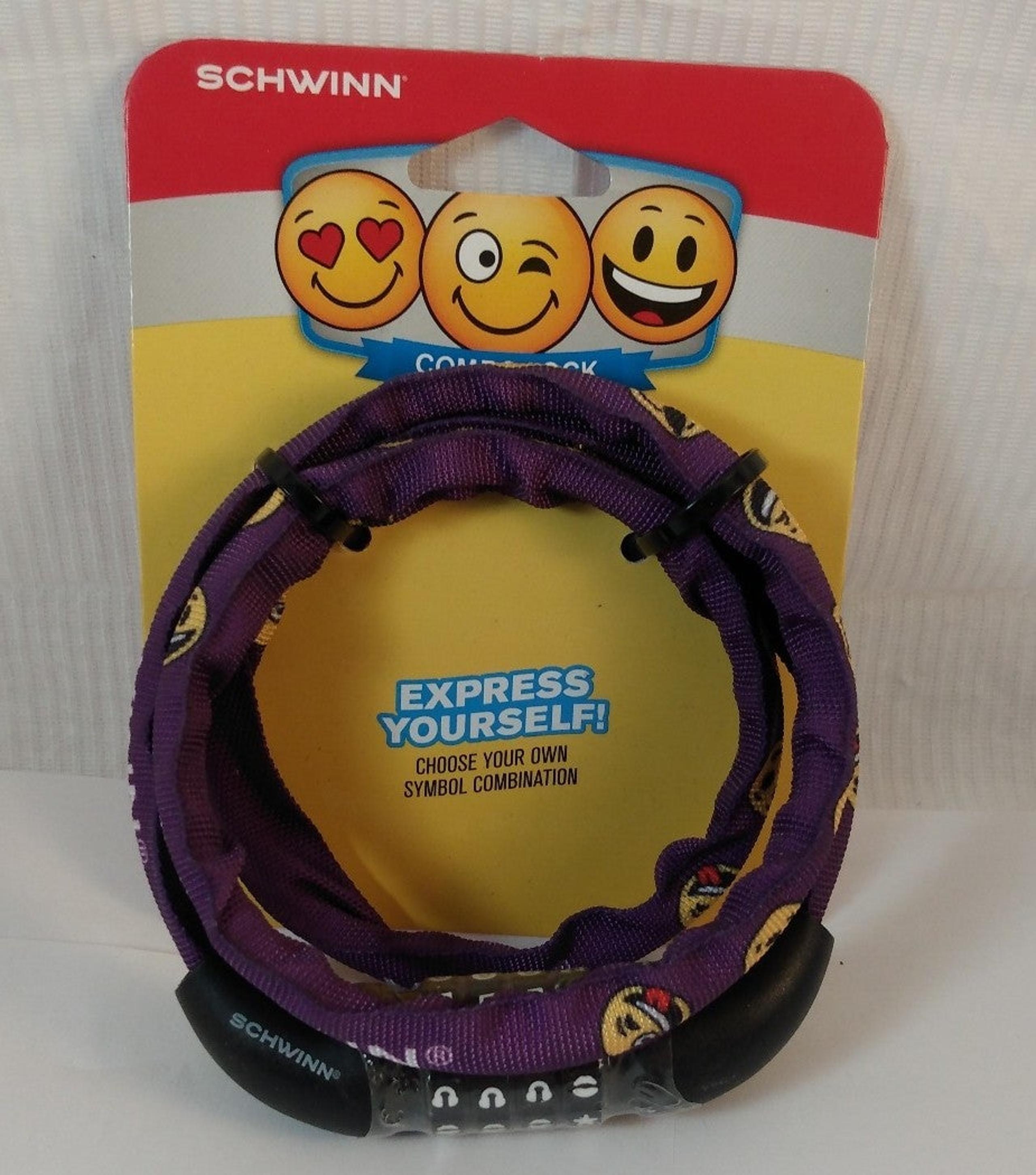 Schwinn Bike lock customizable new on card