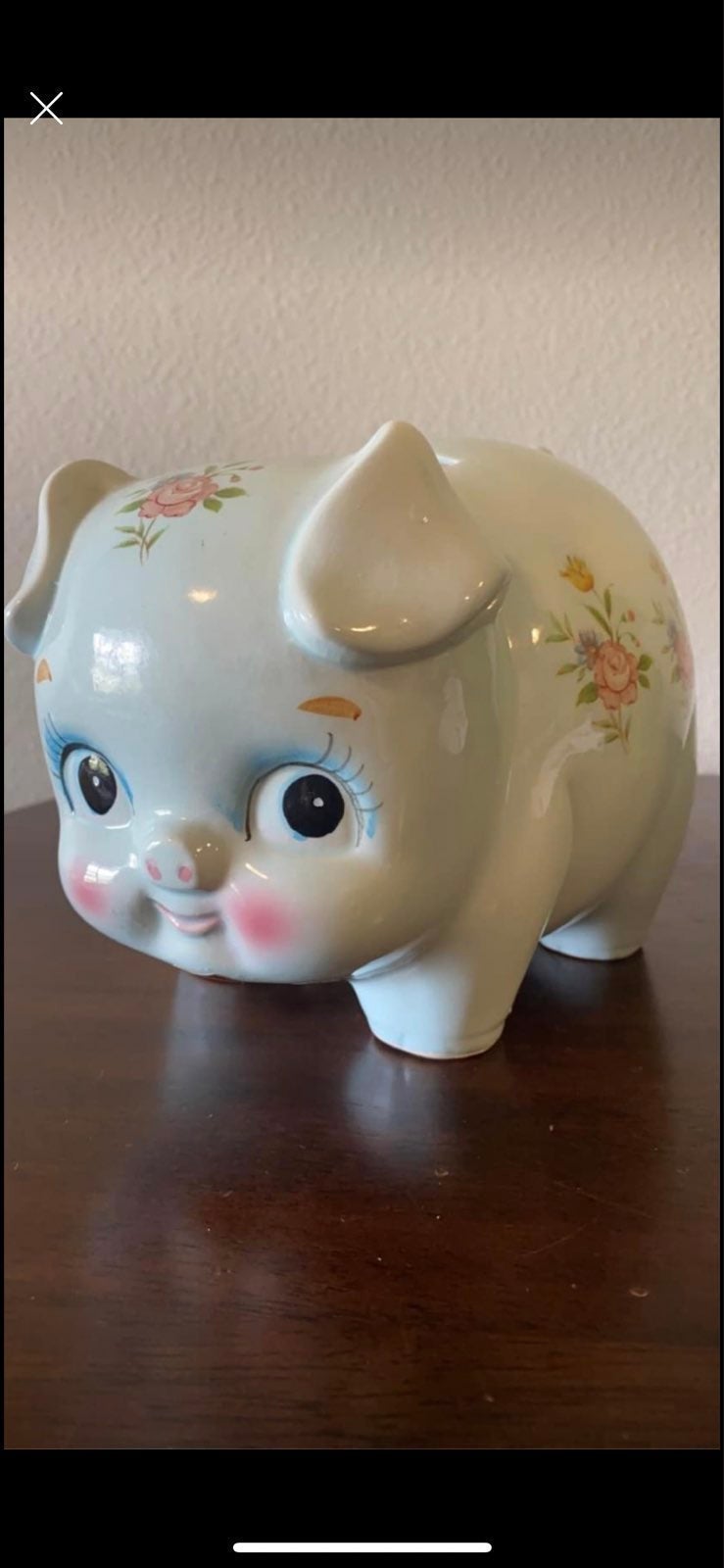 Vintage Piggy Bank and Decoration