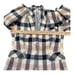 Veronica Beard Blazer Jacket Schoolboy Blue Pink Plaid Stand Collar Dickey Sz 2