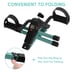 Under the desk Portable Black and Green Pedal leg Exerciser