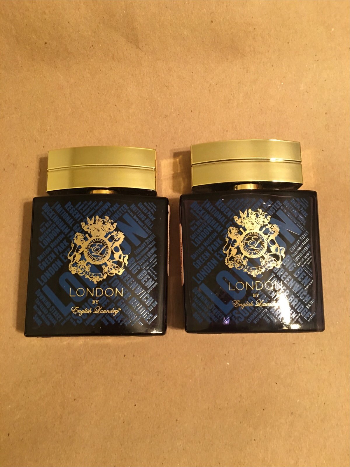 2 bottles of english laundry London men perfume 3.4 fl oz