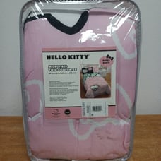 Hello Kitty Microfiber Twin Comforter Pink 64in X 86in