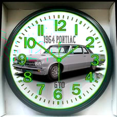 1964 Pontiac GTO Glow In The Dark Garage Shop Wall Clock New!