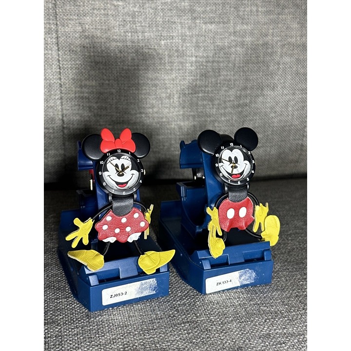 Vintage Lorus Full Body Mickey Minnie Mouse Unlimited Disney Watch