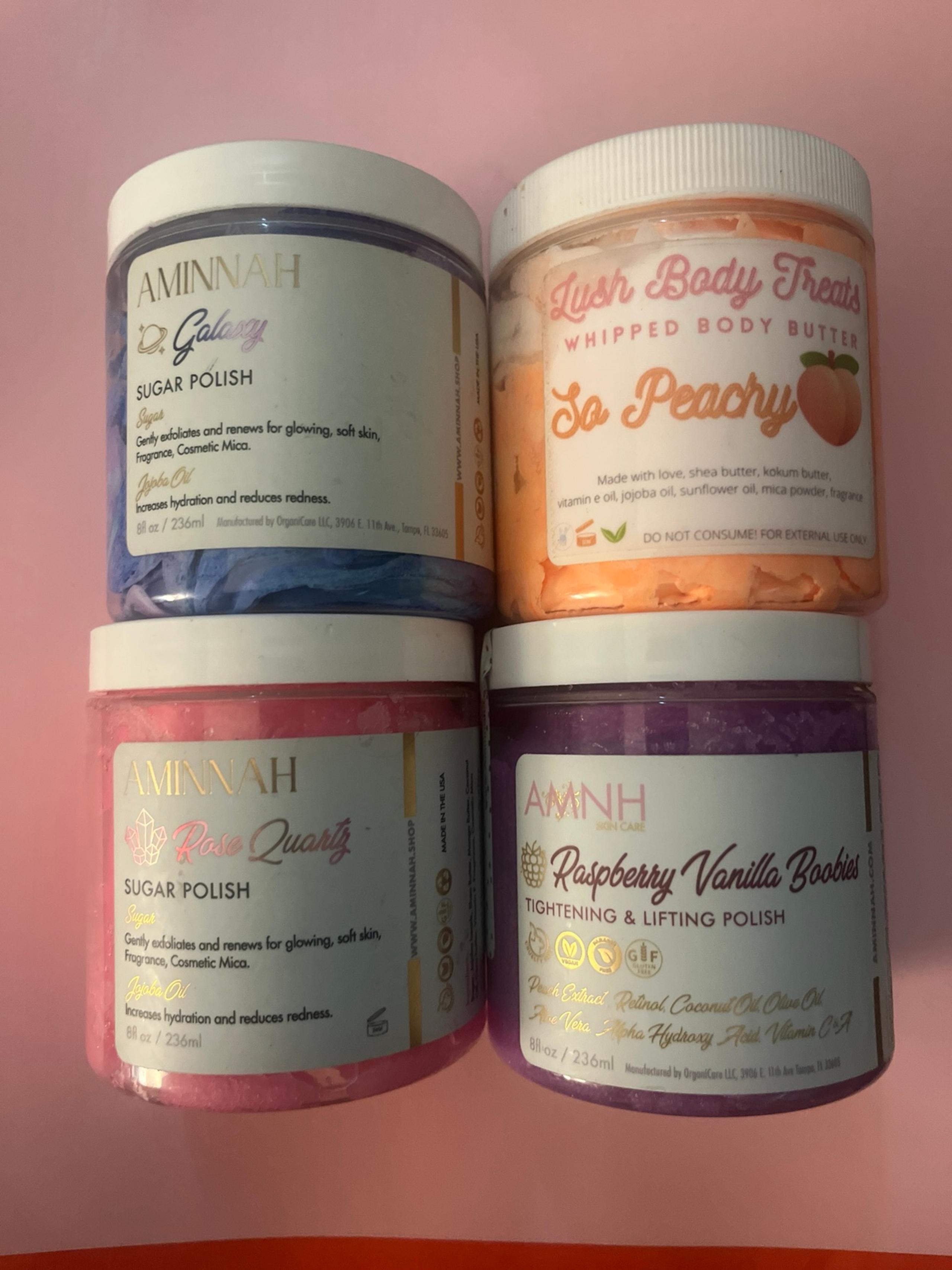 AMNH scrub and butter set