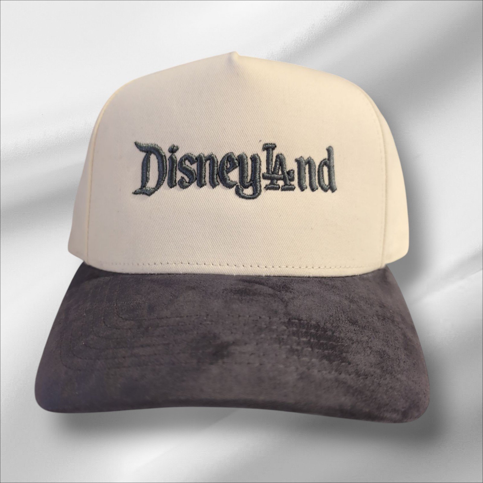 Snapback Hat - DisneyLAnd - LA Dodgers Suede Embroidered Adjustable