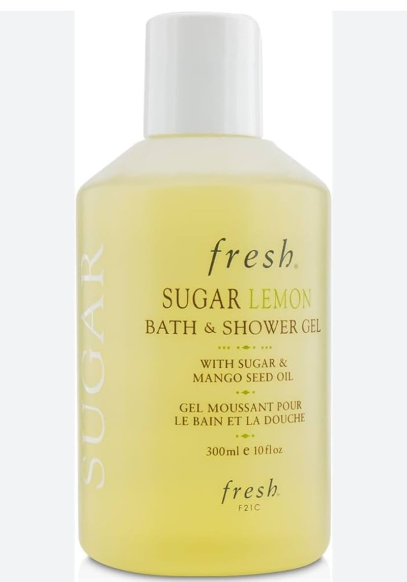 Sugar Lemon Bath and Shower Gel 300ml/10oz by Fresh New without Pump
