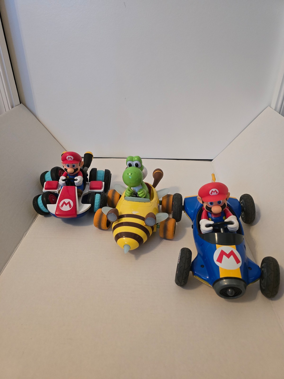 Vintage Super Mario Kart RC Antigravity Lot of 3 NO REMOTES