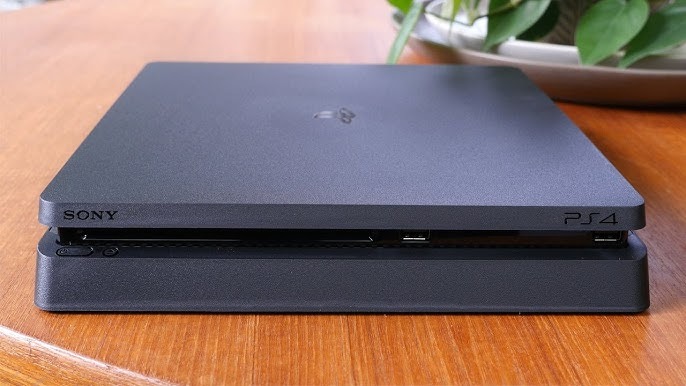 PS4 Slim Console 500GB Black with Controller and Cables