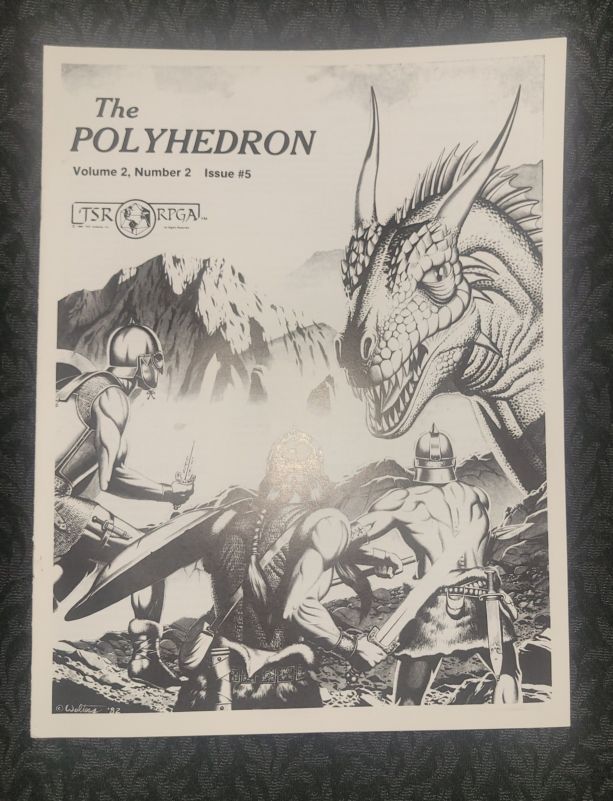 Vintage TSR Polyhedron Magazine Volume 2 No 2  issue #5 D&D