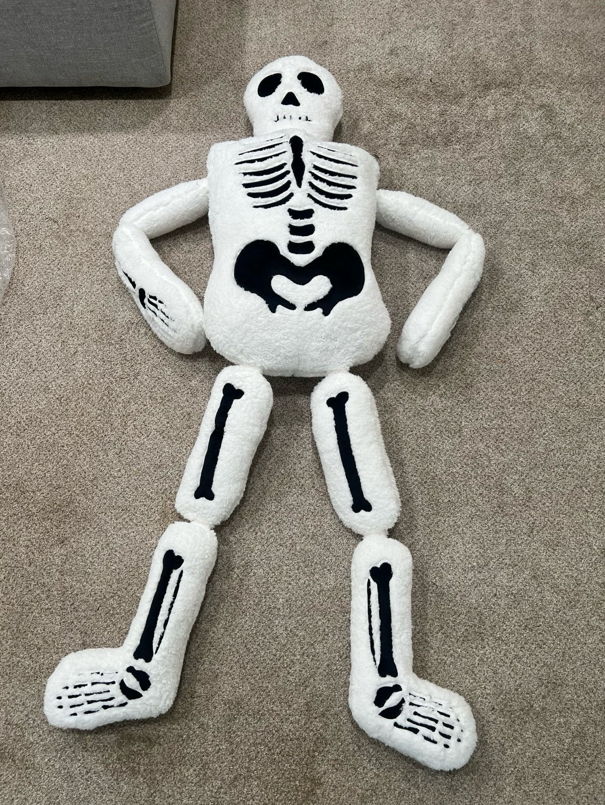 Skeleton Pillow *Brand new, Unopened*