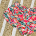 Lululemon hottie hot shorts reversible floral flowers blush pink sports small 2