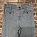 Madewell wide leg crop jeans light wash 29