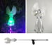 4 LED Solar Angel Lights Garden Landscape Stake Outdoor Decor Lamp Waterproof