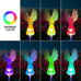 4 LED Solar Angel Lights Garden Landscape Stake Outdoor Decor Lamp Waterproof