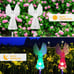 4 LED Solar Angel Lights Garden Landscape Stake Outdoor Decor Lamp Waterproof
