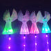 4 LED Solar Angel Lights Garden Landscape Stake Outdoor Decor Lamp Waterproof