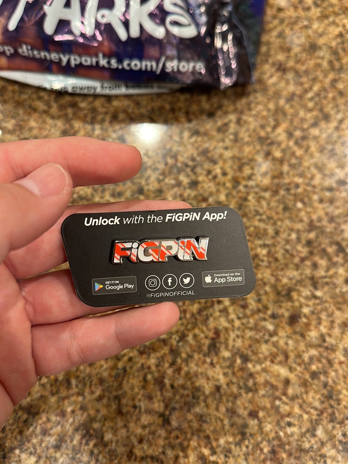 Figpin logo candy cane L20