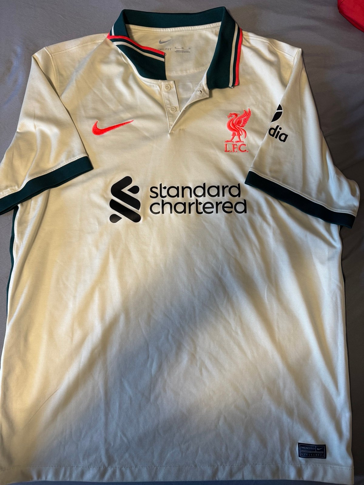 Liverpool Van Dijk 21-22 Away Jersey