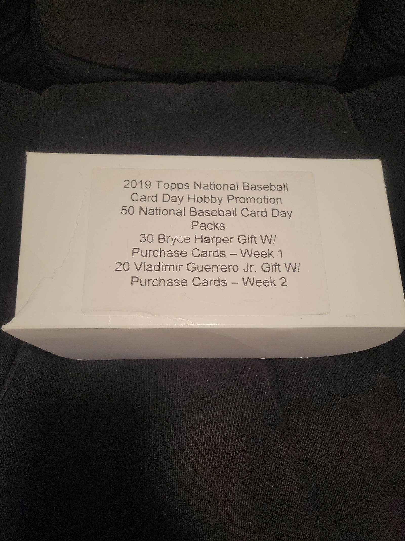 2019 Topps National Baseball Card Day Hobby Promotion Box Packs Bryce Harper
