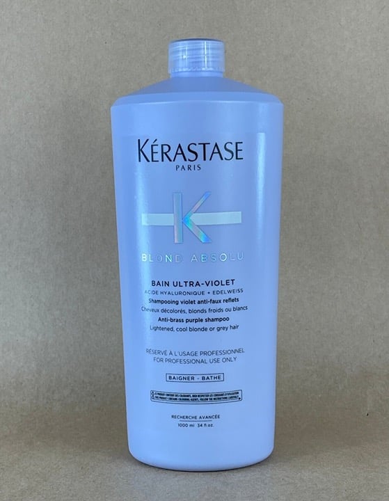 Kerastase Blond Absolu Bain Ultra-Violet Anti-Brass Purple Shampoo 34 oz