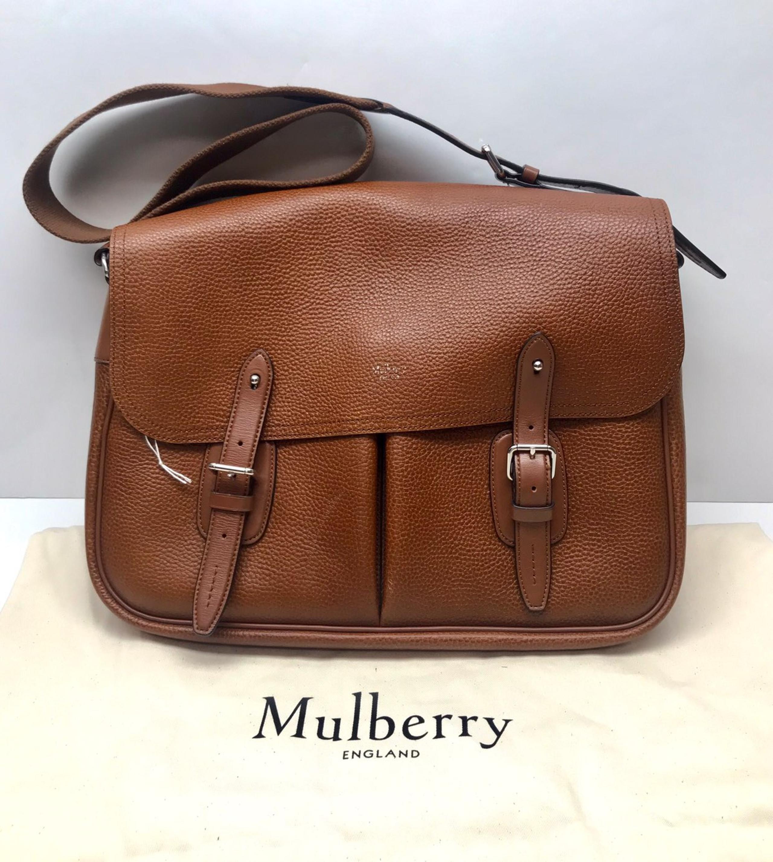 Mulberry Heritage Leather Messenger Bag