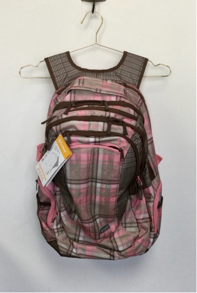 Rare Outdoor products vector day pack back Backpack Pink Brown Plaid