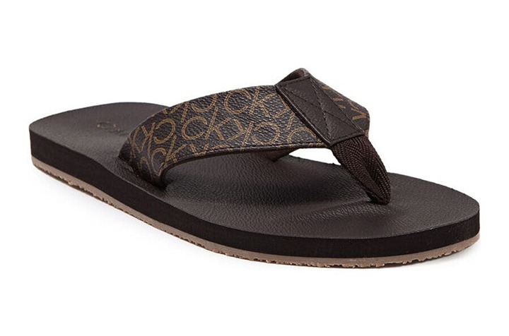Calvin Klein Duggar Men's Shoe Black Faux Leather Black NIB