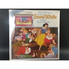 1980 SEALED Disney's Snow White and Seven Dwarfs Storyteller Cassette Book