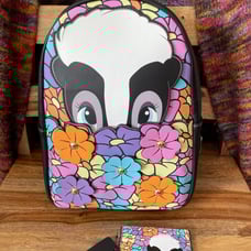 Loungefly Disney Bambi Flower in Flowers Mini Backpack & Cardholder
