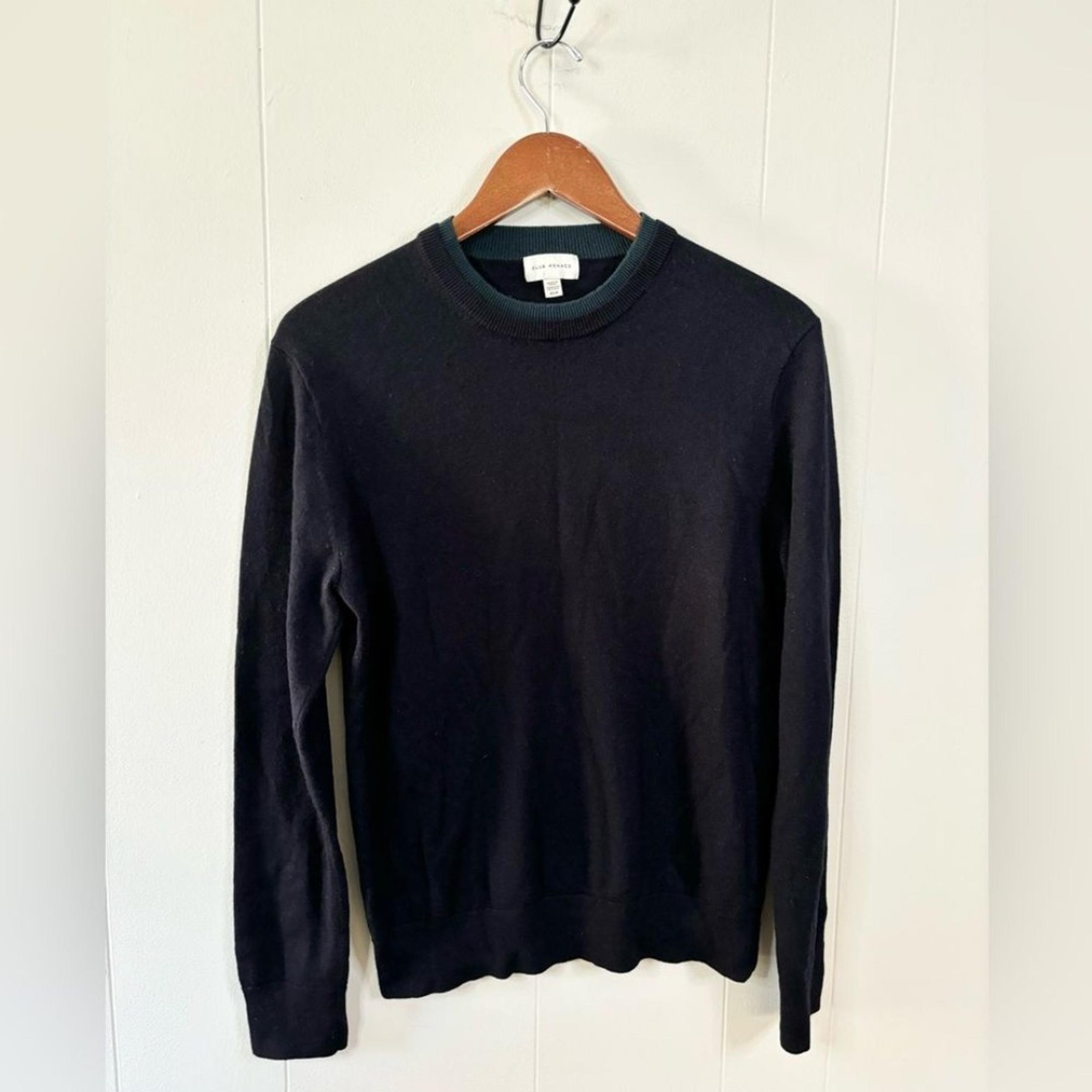 Club monaco 100% wool crewneck sweater dark navy size M