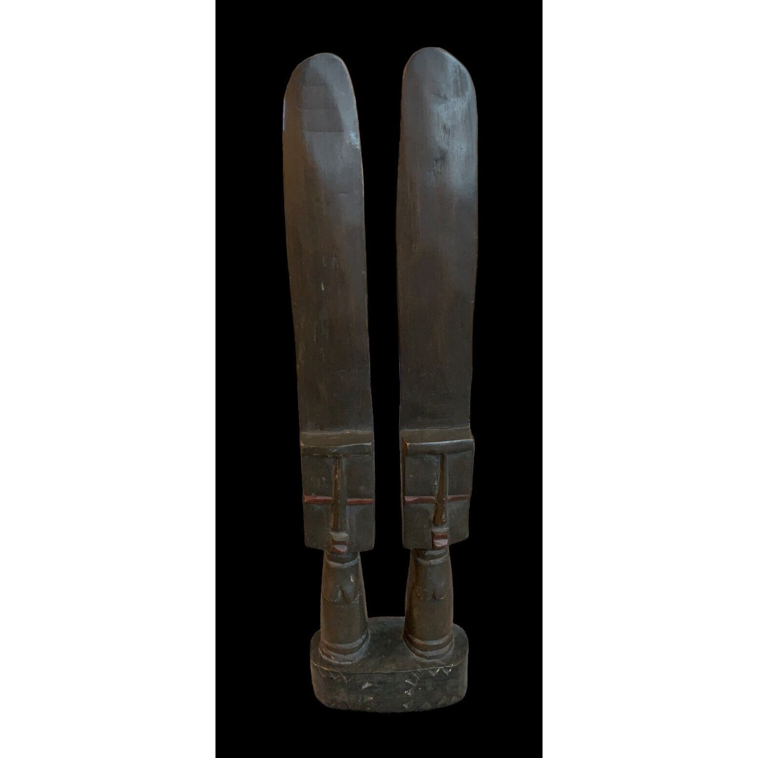 African Art African mask wooden Fanti fertility doll - figure sculpture