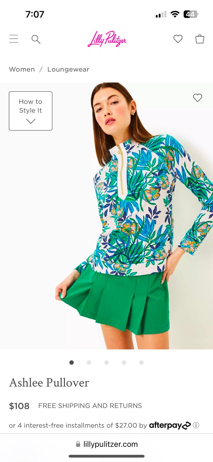 Lilly pulitzer Ashlee Pullover