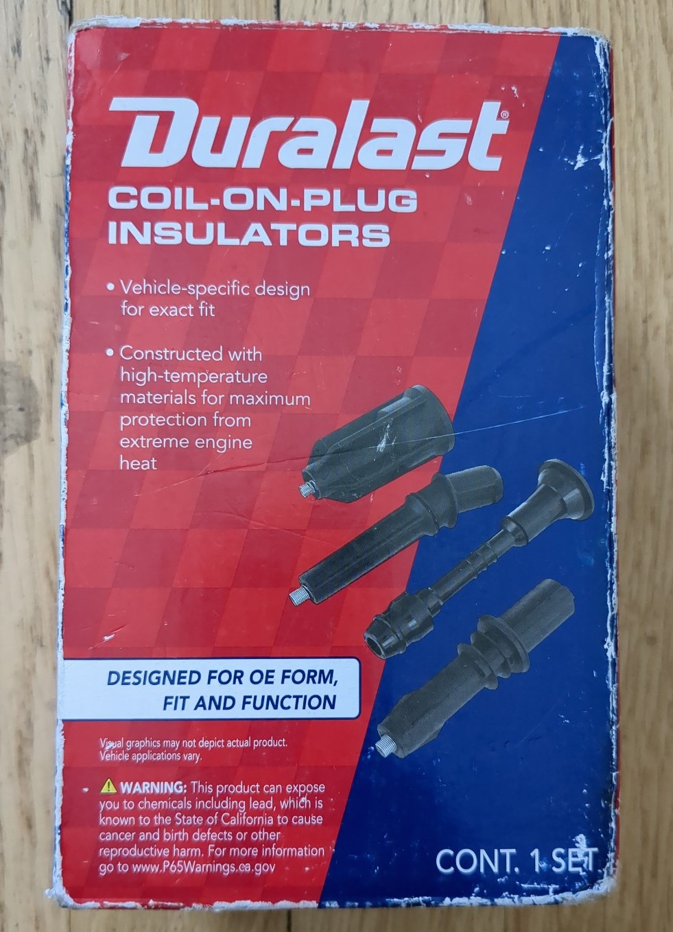 Duralast coil on plug insulators 90065